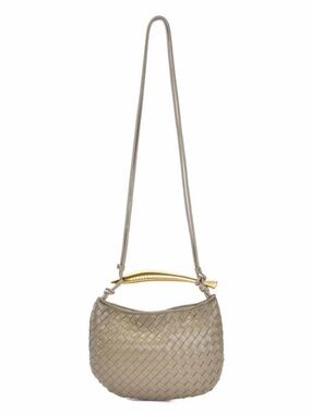 Woven Leather Sardine Bag